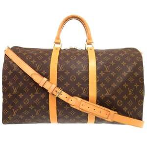 LOUIS VUITTON Authentic Brown Monogram Boston Bag